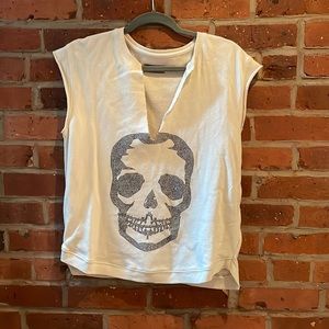 Zadig & Voltaire Paula Skull Sweat Shirt Top M NWT